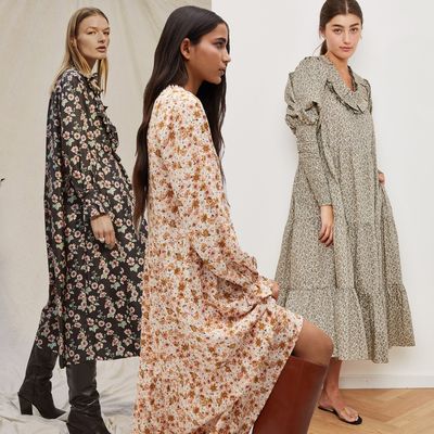 33 Long-Sleeve Floral Midi Dresses To Wear This Spring 