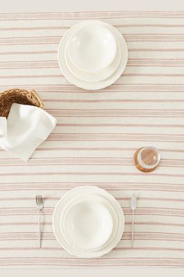 Dyed Thread Striped Tablecloth, From £49.99 | Zara