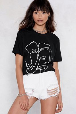 Two Faced Tee, Black