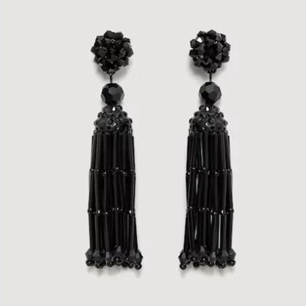 Pendant Crystal Earrings from Mango