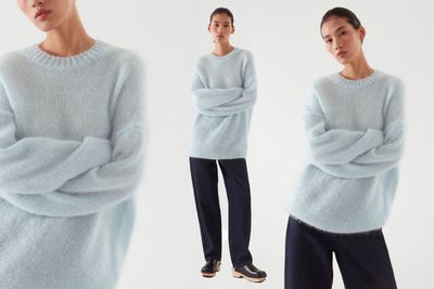 Mohair-Blend Oversized Jumper, £89