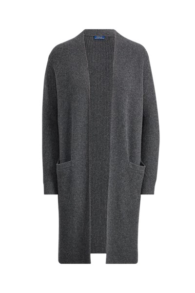 Wool-Cashmere Open Cardigan