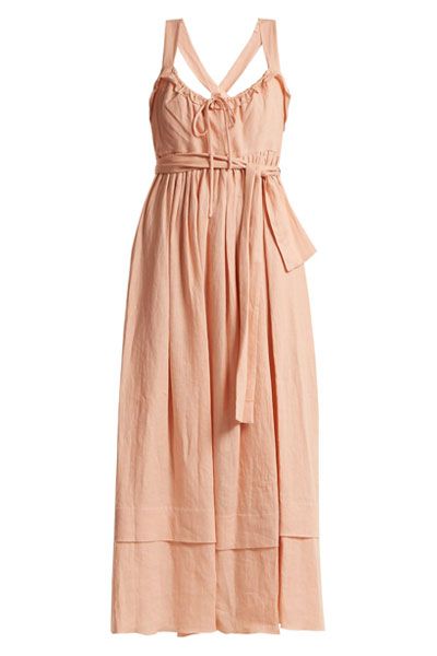 Tie-Waist Linen Dress from Three Graces London