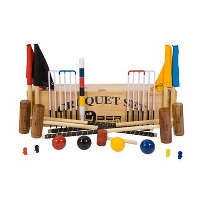 6 Player Pro Croquet Set With Wooden Box from Uber Games