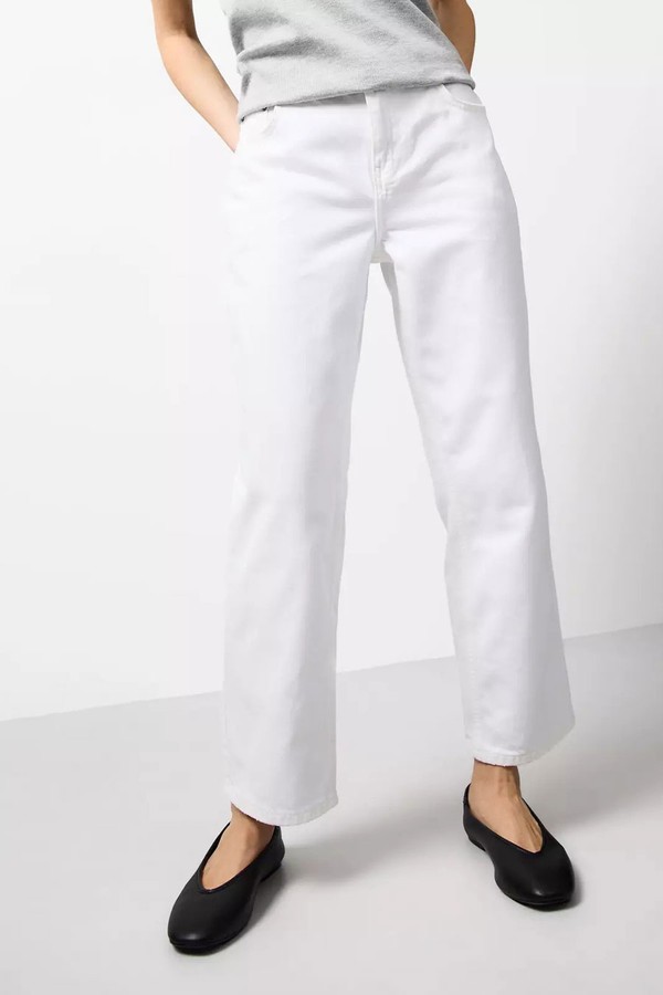 Relaxed Straight Leg Jeans from tu