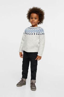 Flecked Jacquard Sweater from Mango