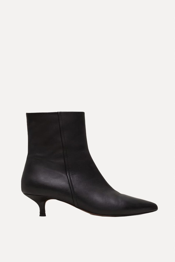 Leather Kitten Heel Boots from Phase Eight