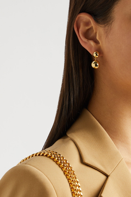 The Caroline 18kt Gold-Plated Earrings from Lie Studio