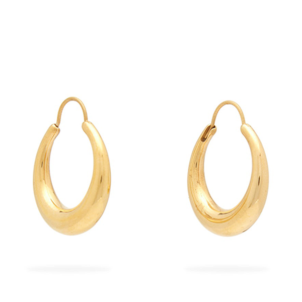 Fat Snake Hoop Earrings from All Blues
