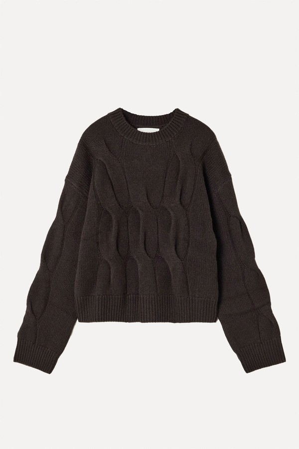 Sammie Cable-Knit Cashmere Sweater from Lisa Yang