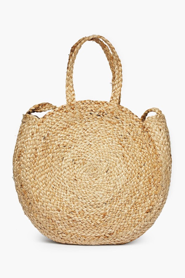 Raffia Round Crossbody Bag from Stradivarius