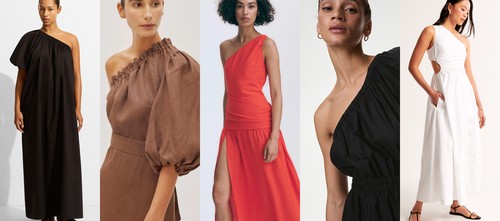 The Round Up: One-Shoulder Dresses