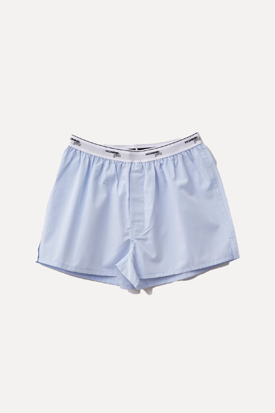 Chambray Blue Boxer Shorts from Homme Girls