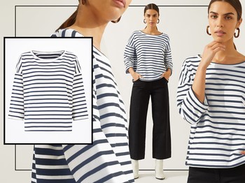 Mixed Breton Stripe Top, £59