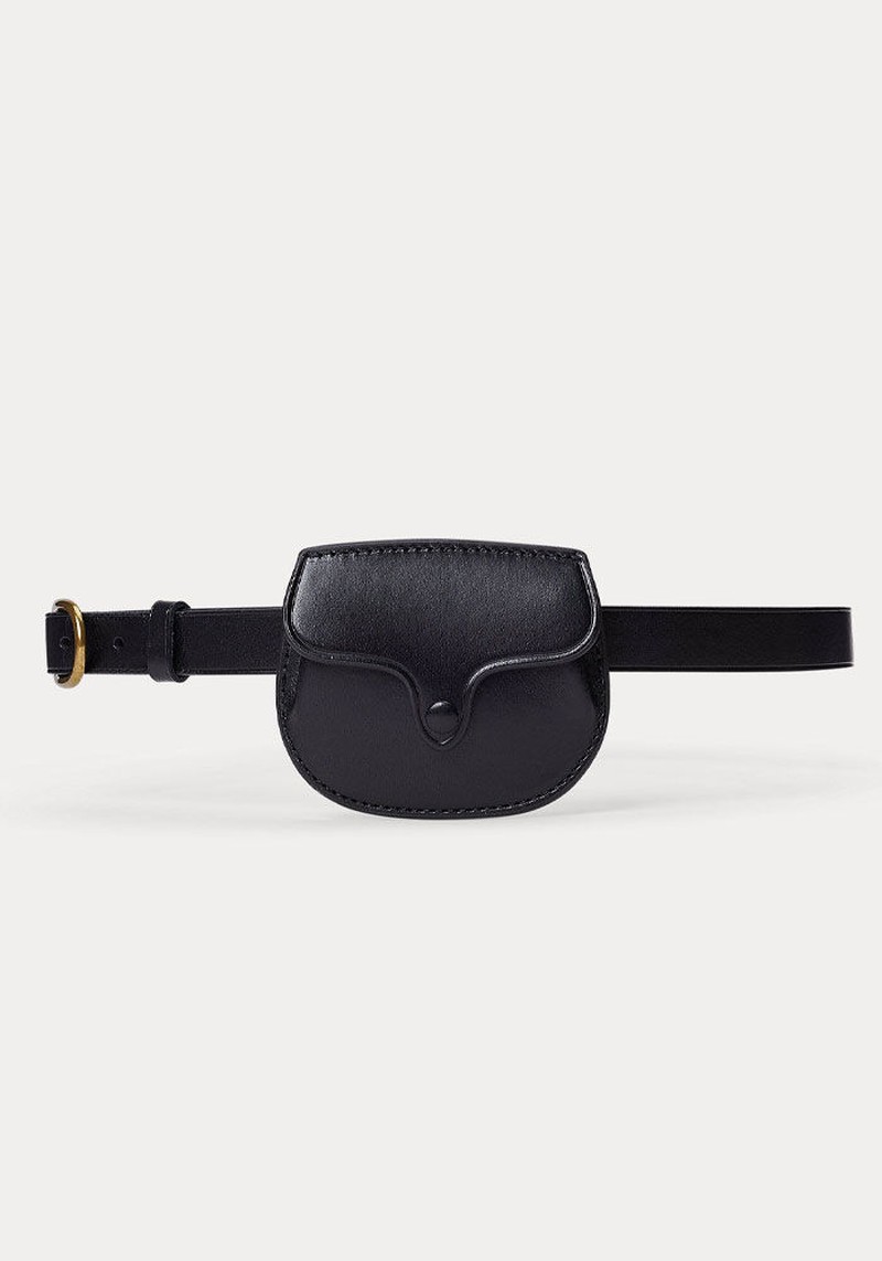 Smooth Leather Skinny Belt Bag