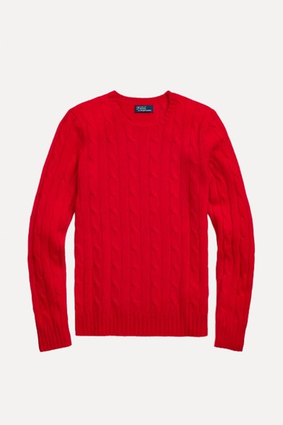 Cable-Knit Cashmere Jumper from Polo Ralph Lauren