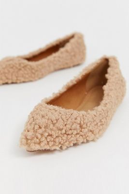 Latch Pointed Ballet Flats from ASOS