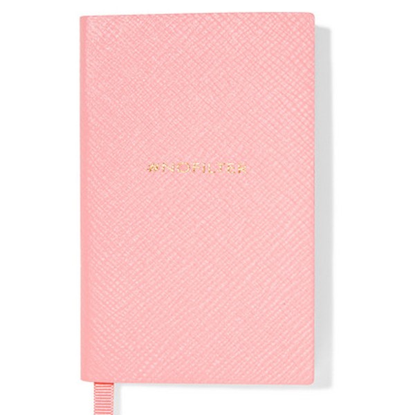 Wafer #NoFilter Textured-leather Notebook from Smythson