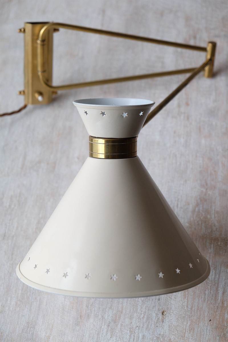 1950s Articulated Wall Light from Maison Artefact