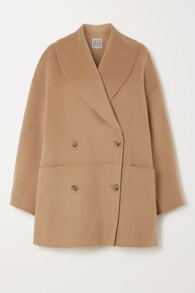 Double-Breasted Panelled Wool Jacket from Totême