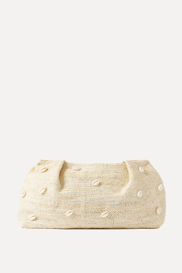 Embellished Sisal Clutch from Sensi Studio