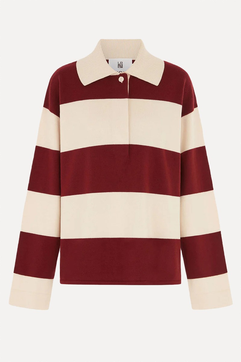 Ester Knitted Polo Sweater from ALIGNE x Lucy Bronze