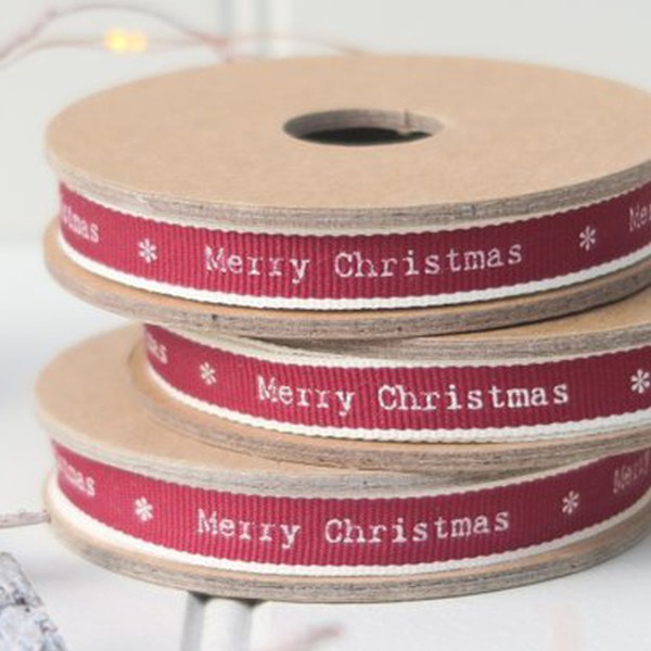 Vintage Style Merry Christmas Ribbon