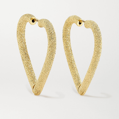 Cuore 18-Karat Gold Hoop Earrings from Carolina Bucci