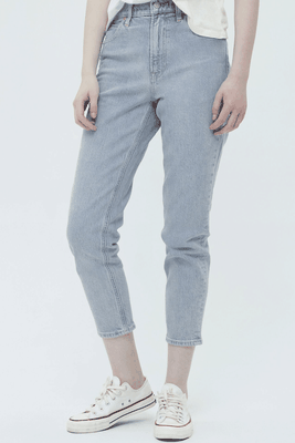 Sky High Rise Mom Jeans With Washwell from GAP