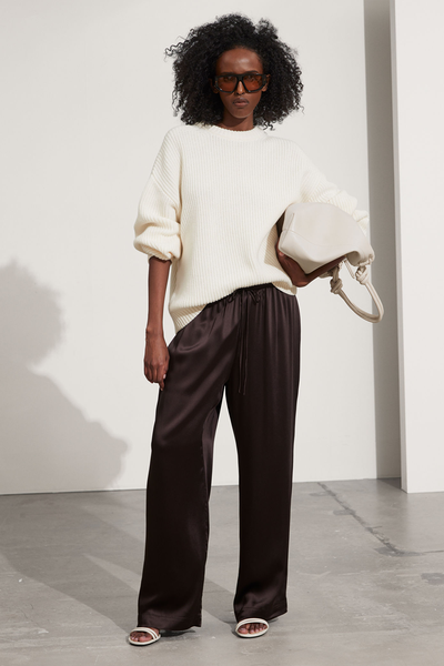 Satin Drawstring Trousers from & Other Stories