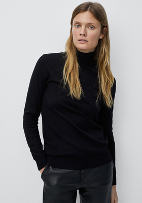 Wool/Silk Turtleneck Sweater from Massimo Dutti