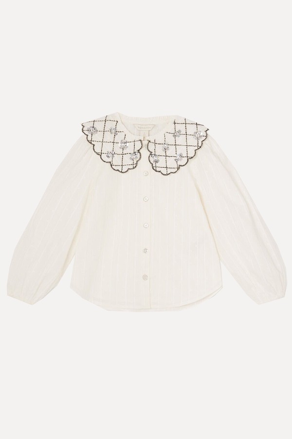 Embellished Collar Blouse from Monsoon