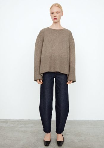 Double-Sided Cashmere Knit Hazel Melange from Totême