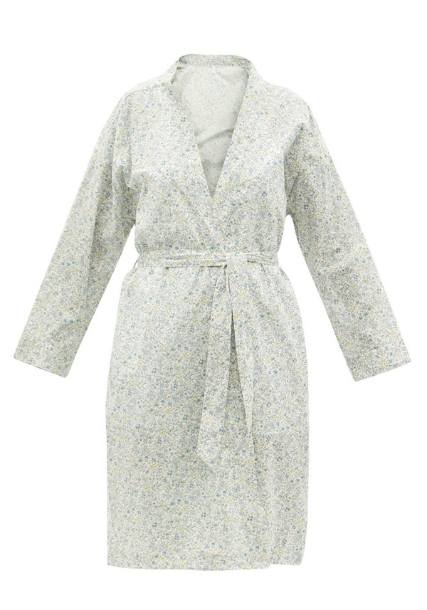 Floral-Print Organic-Cotton Robe from Domi