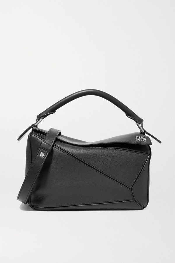 Puzzle Small Textured-Leather Shoulder Bag from Loewe