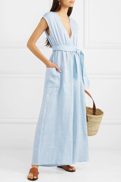 Whitney Striped Hemp Jumpsuit from Mara Hoffman + NET SUSTAIN