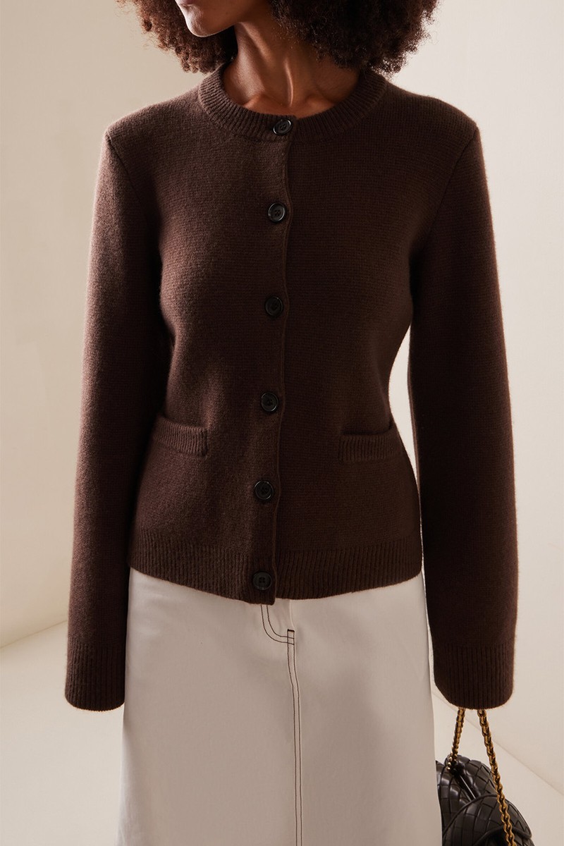 Cooper Wool-Cashmere Cardigan from JENNI KAYNE