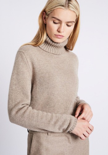 Cashmere Roll Neck Jumper