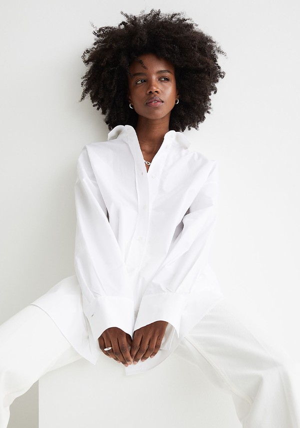 Cotton Poplin Shirt from H&M