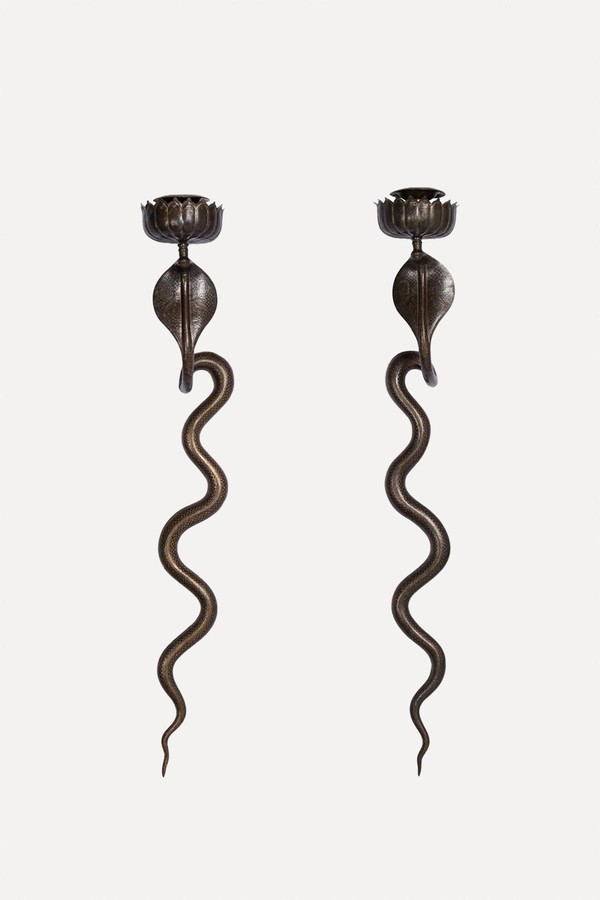 Pair Of Anglo Indian Cobra Wall Sconces from 1st Dibs
