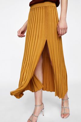 Ribbed Skirt from Zara