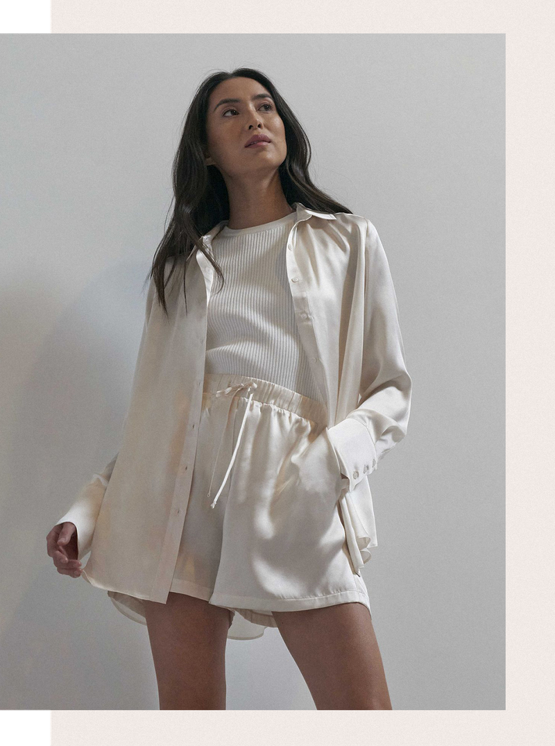 Oversized Silk Shirt, £250 | Novo London