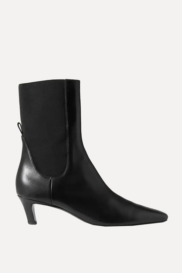 Leather Mid-Heel Boots from Toteme