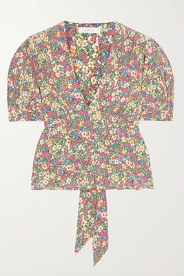 Yana Floral-Print Silk Crepe De Chine Blouse from Dôen