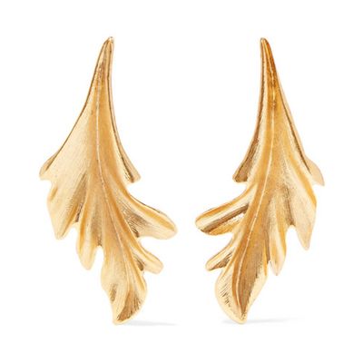 Gold Tone Earrings from Oscar De La Renta