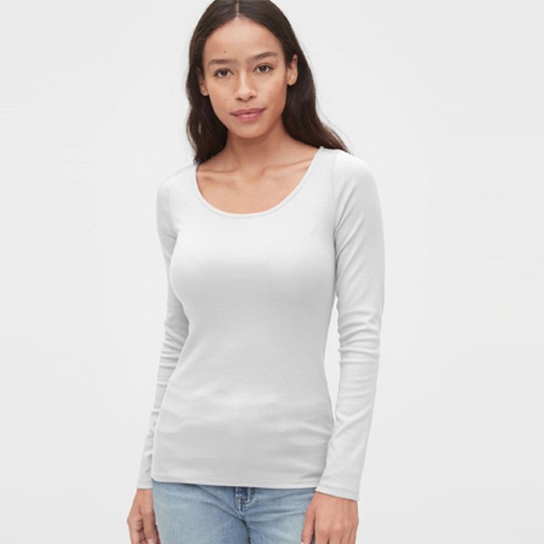 Modern Scoopneck Long Sleeve T-Shirt from Gap