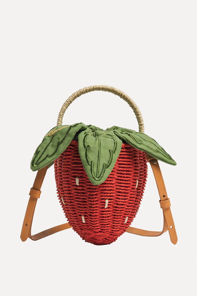 Wicker Strawberry Bag from Harrods