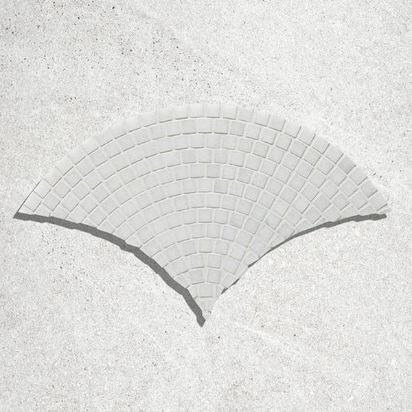 Aliseo Marble Mosaic Fan from Artisans Of Devizes