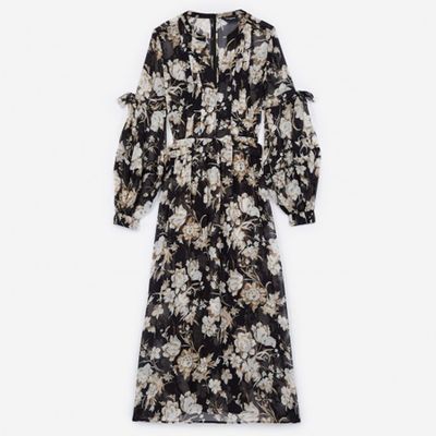 Long Dress In Baroque Print from The Kooples