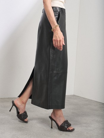 Leather Pencil Skirt